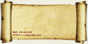 Aleksa Stamenić vizit kartica